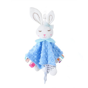 Bbsky <span class=keywords><strong>Doudou</strong></span> en peluche pour bébé, couverture apaisante, jouet de confort pour le coucher, serviette anti-salive, direct usine - Product Image 4