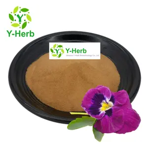 CAS 84012-42-0 Bulk Viola Tricolor/Pansy Extract Powder 100% Water Soluble 10:1 Wild Pansy/Viola Tricolor Extract