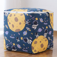 Panier à linge carré pliable grande capacité en non-tissé, écologique, durable, imperméable, pour vêtements sales, literie et couture