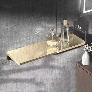 Chải grey Wall Mount 304 thép không gỉ vòi hoa sen Organizer phòng tắm giá kệ - Product Image 5