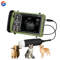 Appareil d'échographie portable pour l'inspection de la gestation des animaux de compagnie et du bétail, pour les moutons, les chats, les chiens, écran de 5,6 pouces, transducteur étanche
