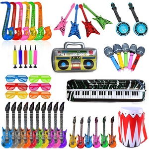 Instrumento Musical <span class=keywords><strong>de</strong></span> plástico <span class=keywords><strong>de</strong></span> guitarra frita inflable <span class=keywords><strong>de</strong></span> alta calidad 80s 90s para banda <span class=keywords><strong>de</strong></span> <span class=keywords><strong>Rock</strong></span>, juguete <span class=keywords><strong>de</strong></span> Carnaval y regalos <span class=keywords><strong>de</strong></span> fiesta - Product Image 1