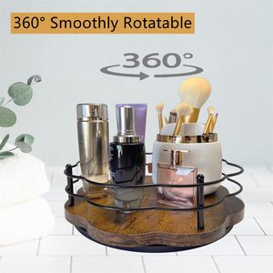 Organizador de tocadiscos <span class=keywords><strong>Lazy</strong></span> <span class=keywords><strong>Susan</strong></span> de 13 ", estante de especias antideslizante giratorio de 360 ° para encimera de cocina, almacenamiento de mesa de comedor - Product Image 3