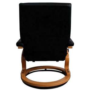 Venta de sillas reclinables Silla reclinable Base de madera giratoria Silla reclinable y otomana - Product Image 3