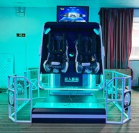 Gagnez de l'argent Business 9d VR Rotation à 360 degrés 2 sièges Simulateur VR Grande vente pour le festival des achats de mars