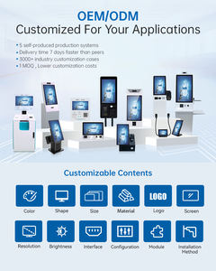 Máquina <span class=keywords><strong>de</strong></span> pedido táctil personalizable TouchWo, escaneo <span class=keywords><strong>de</strong></span> código <span class=keywords><strong>de</strong></span> barras, gestión <span class=keywords><strong>de</strong></span> colas <span class=keywords><strong>de</strong></span> boletos, quiosco, soportes para Centro Comercial/restaurante - Product Image 6