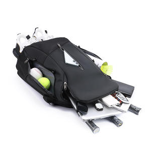 Sac à dos personnalisé imperméable pour équipement de basketball, sac à dos pour raquettes de volley-ball avec filet externe pour ballon et compartiment à chaussures pour le football - Product Image 3