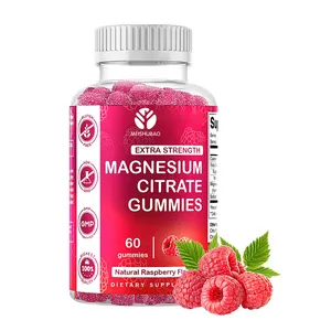 Oom Magnesium Citraat Gummy Magnesiumglycinaat/Malaat/Citraat Gummies Slaapondersteuning & Ontspanningssupplement