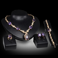 Mode mariée vert strass ensemble de bijoux Chine site de bijoux en gros