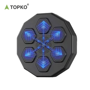 TOPKO Home Fitness Music Boxing Target per adulti sport antistress illuminata macchina da allenamento per boxe musica intelligente