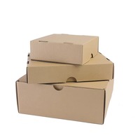 Cajas de Cartón Reciclables con Logotipo Personalizado de Fábrica, Cajas de Embalaje Impresas para Envíos por Correo con Asa para Uso en Supermercados y Exposiciones