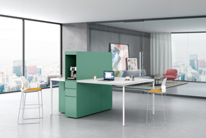 Mesa de <span class=keywords><strong>bar</strong></span> de área de descanso de oficina de alta calidad de diseño moderno Mesa alta para <span class=keywords><strong>lugar</strong></span> de trabajo - Product Image 6