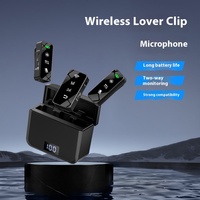 2025 H16 Mini Draadloze Revers Microfoon Cardioid Lavalier Clip-On Microfoon Voor Live Streaming Verborgen Audio Op Mobiele Telefoon