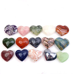 Bulk Atacado Mixed Material Crystal Craft Polido Coração de alta qualidade para a decoração Home - Product Image 1