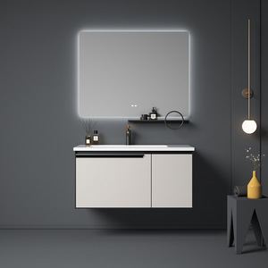 New <b>bathroom</b> <b>cabinet</b> <b>mirror</b> <b>cabinet</b> modern simple ceramic integrated basin <b>bathroom</b> - Product Image 2