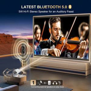 Projecteur intelligent Topleo Home Theater Vidéo Android 11 Wifi Mini projecteur portable Hy300 Pro Hifi Lcd 4k Écran projecteur - Product Image 4