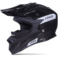 Casques d'hiver en fibre de carbone V328 avec masque respirant, casque modulaire pour motoneige