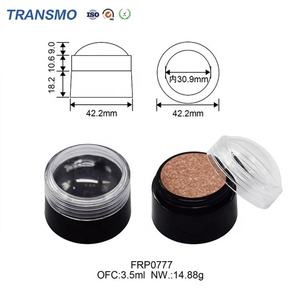 Private Label Foundation <b>Container</b> Custom Concealer <b>Container</b> Oem Plastic Cute <b>Lip</b> <b>Balm</b> <b>Container</b> with Crystal Lid - Product Image 2
