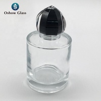 Fabricant unique de flacons de parfum OEM Flacon de parfum rond vide de luxe de 30ml 50ml 100ml avec boîte