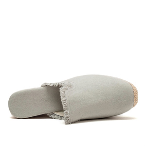 <span class=keywords><strong>Espadrilles</strong></span> <span class=keywords><strong>compensées</strong></span> décontractées couleur sauge pour femme, style mule sans talon, légères et antidérapantes, <span class=keywords><strong>mules</strong></span> d'été pour femme - Product Image 5