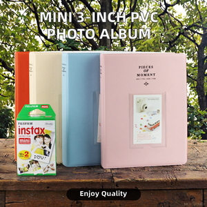 Album photo Glosense Instant <span class=keywords><strong>Mini</strong></span> 3 pouces carré en PVC écologique avec couverture estampée à chaud pour Mini12/11/8/9, 128 photos - Product Image 2