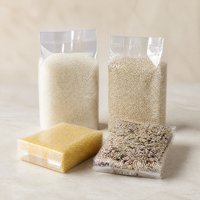 Sachet sous vide BOPA RCPP transparent, scellé sur trois côtés, stérilisable pour Zongzi, maïs, repas prêts à consommer, approvisionnement en vrac, OEM