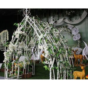Gazebo de Boda de Hierro Metálico Personalizado, Estilo Europeo Romántico, para Eventos, Cabina de Fotos, Decoración Moderna para Exteriores - Product Image 5