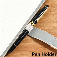 Carnet A5 personnalisé avec logo, en cuir PU magnétique, boucle métallique, couverture rigide, journal d'affaires, cadeau d'entreprise, agenda, papeterie avec dorure à chaud