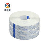 Suku cadang Printer kabel Data Printhead kabel panjang 20pin 1.0 1.25 untuk Printer Inkjet