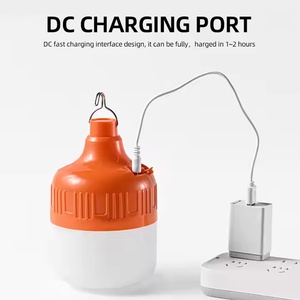 Tiết kiệm năng lượng chiếu sáng nhà phụ tùng pin khẩn cấp Bóng đèn USB sạc bóng đèn có thể sạc lại khám phá ngoài trời cắm trại ánh sáng - Product Image 4