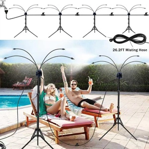 Système d'atomisation portable F102 réglable avec deux trépieds pour refroidissement extérieur et pulvérisation automatique de jardin - Product Image 5