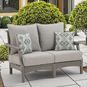 Al Aire Libre HDPE Durable sofá Patio al aire libre balcón impermeable resistente a los rayos UV Hotel B & B jardín sillón muebles de exterior - Product Image 2