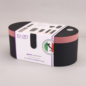 <span class=keywords><strong>ENZO</strong></span> EN-4133-5 Brosse thermique 6 en 1, séchage et coiffage en une seule étape, peigne chauffant à air chaud, boucleur, brosse interchangeable, tête rotative, sèche-cheveux brosse - Product Image 4