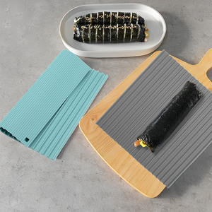 Non-Stick Silicone Kitchen Kimbap Roller Mat <strong>Sushi</strong> Maker Reusable Rolling Kit Easy Clean Making for Beginner Kids - Product Image 1