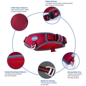 Köpek ayarlanabilir spor koşum için koşum yansıtıcı eğitim yürüyüş koşum moda köpek malzemeleri - Product Image 4