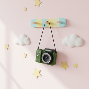 Mini caméra pour enfants à double objectif HD, certifiée CE, compatible avec les cartes TF, design personnalisé, livraison directe d'usine - Product Image 1