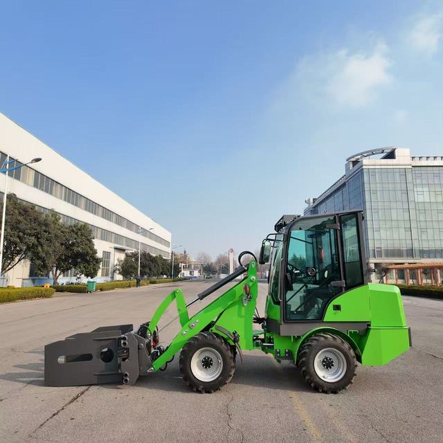 1 Ton Capacity Electric Wheel Loader with Lead-acid Battery or Lithium Battery