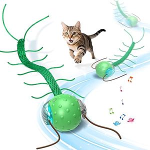Jouets interactifs pour chats ennuyés avec mouvement de centipède qui gazouille, réveil, super moteur, balle pour chat sur <span class=keywords><strong>tapis</strong></span> - Product Image 1