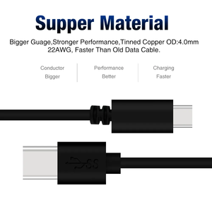 USB3.0 Loại C 5Gbps tốc độ cao cáp dữ liệu cho máy tính 3A sạc nhanh - Product Image 6