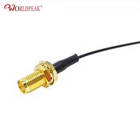 Câble de connecteur femelle RPSMA pour U.FL/ufl/MHF1/MHF4 pour câble coaxial 1.13mm Pigtail 1.37mm 081 Jumper cables