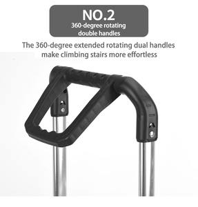 Chariots de Courses Pliables de Haute Qualité à Roues pour Escalier en Alliage d'Aluminium, Prix de Gros - Product Image 3