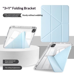 เคสไอแพดแบบพับได้ 3+Y ฝาหลังใส ป้องกันรอบด้าน ปรับมุมได้หลายระดับ พร้อมฟังก์ชั่นเปิด/ปิดอัตโนมัติ - Product Image 5