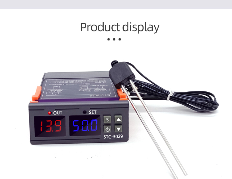 STC-3029 DC 12V 24V 110-220V Soil Moisture Meter Digital Humidity Sensor Soil Moisture Controller Soil Moisture Relay Display(图7)