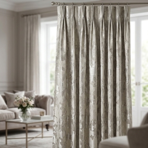 Rideaux occultants de luxe DaiRui en jacquard épais avec imprimé métallisé, pour salon et chambre, sur mesure - Product Image 1