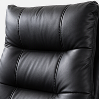 Chaise de bureau de direction ALINUNU ODM OEM à dossier haut, en similicuir, ergonomique, avec repose-pieds
