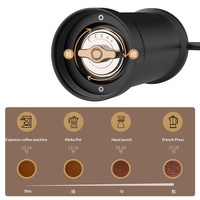 Moulin à café portable, capacité 30g, moulin à manivelle, moulin à meules coniques pour expresso, pour le café filtre, AeroPress, taille mini pour les voyages