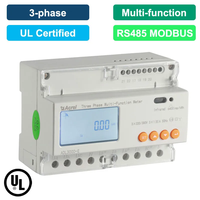 Compteur d'énergie multifonction triphasé Acrel DTSD1352 sur rail DIN, mesure des harmoniques, compteur Kwh, RS485 Modbus RTU
