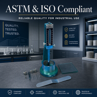 Appareil Vicat en acier inoxydable bleu/vert pour la mesure de la consistance du ciment, fourni directement par l'usine, conforme à la norme ISO, avec aiguille de laboratoire