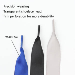 <span class=keywords><strong>Lacets</strong></span> de chaussures <span class=keywords><strong>plats</strong></span> en satin de soie de 2 <span class=keywords><strong>cm</strong></span> de large, 1 paire de <span class=keywords><strong>lacets</strong></span> <span class=keywords><strong>plats</strong></span> de chaussures de sport pour bottes de femmes, baskets, <span class=keywords><strong>lacets</strong></span> de chaussures de course - Product Image 4