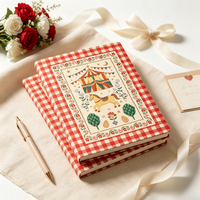 Carnet A5 à couverture rigide, journal hebdomadaire personnalisé, pages de design, carnet de notes, cadeau